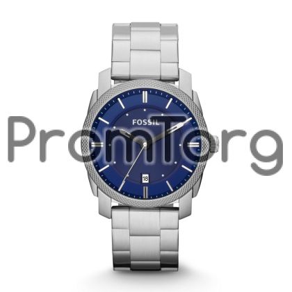 Machine Three Hand Stainless Steel Watch 