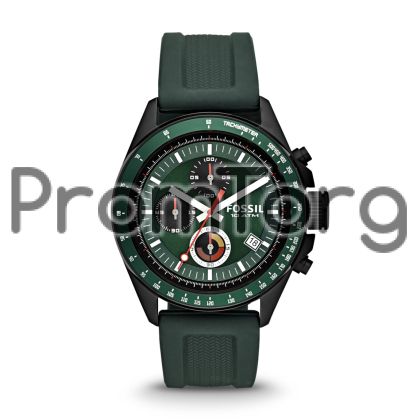  Decker Chronograph Silicone Watch - Green 