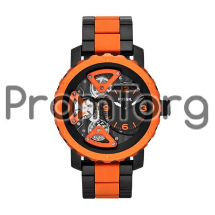  Nate Multifunction Silicone Watch – Black and Red 