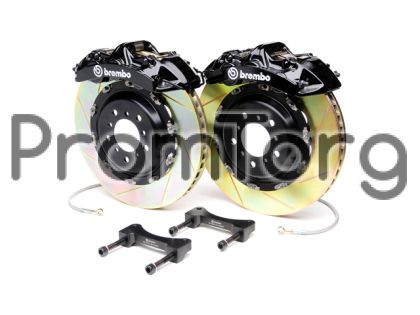 Brembo 2012 Mercedes-Benz C-Class GT Slotted Brake Kit 1N2.9527A1 Front 405mm X 34mm Slotted Brake Kit With 6-Piston