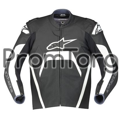 Alpinestars Tech 1-R Leather Jacket - Black/White