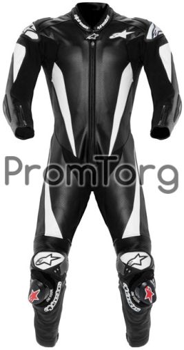 Alpinestars Race Replica Leather Suit - Black/White