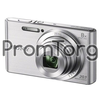 Дигитален фотоапарат Sony DSCW830S, 20MP, Сребрист