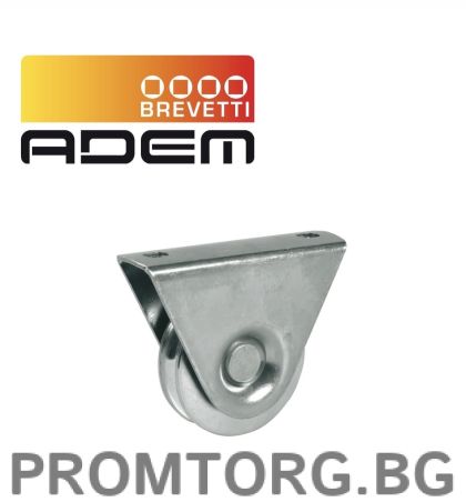 Wheel with an external support for a sliding door