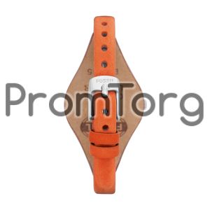  Georgia Three Hand Leather Watch - Orange 