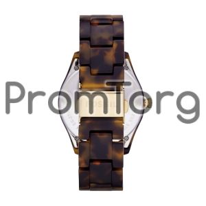  Stella Multifunction Resin Watch - Tort with Gold-Tone 