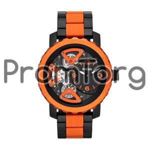  Nate Multifunction Silicone Watch – Black and Red 