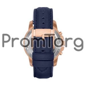  Grant Automatic Leather Watch - Blue 