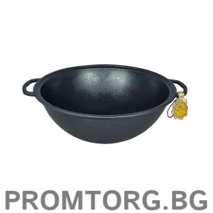 Uzbek cast iron pot VOK 8 l 34*15.2 cm without lid