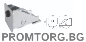 "EASY" sliding door bracket system for doors up to 420 kg