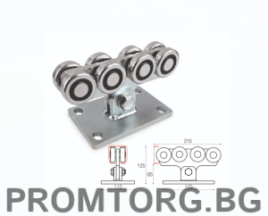 Консольная система для раздвижных дверей весом до 660 кг. "BASE"