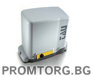 High-speed automatic sliding gate operator for gates up to 1200 kg. TAU