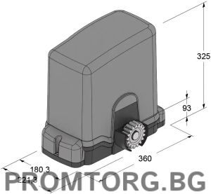 Автоматика за плъзгащи врати до 1800кг TAU