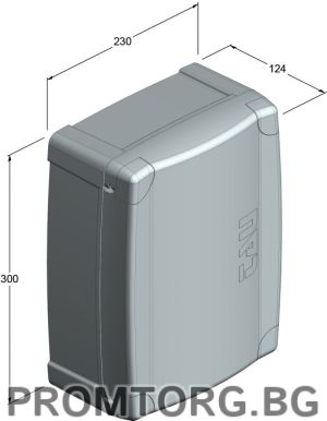 Automation system for double-leaf gates up to 3 m. TAU