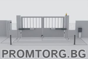 Automation kit for double-leaf doors up to 3 m. TAU