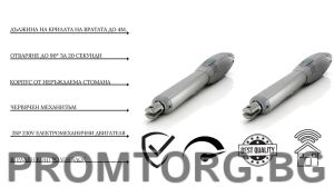 Automation for double-leaf gates up to 4 m. TAU