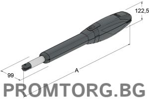 Automation for double-leaf gates up to 4 m. TAU