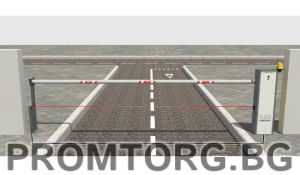 TAU Automatic Barrier with a Round Arm, up to 3 m